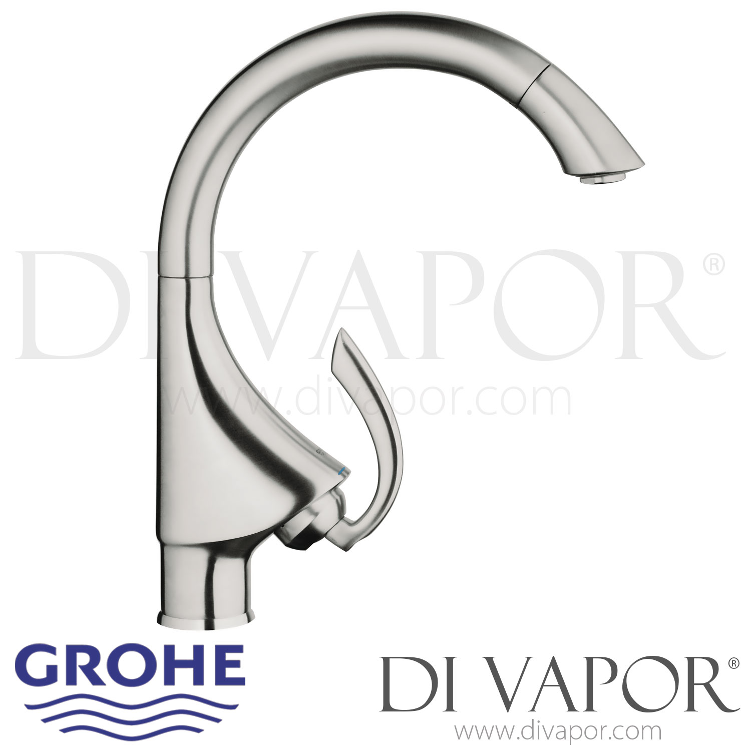 Grohe K4 SingleLever Sink Mixer 2005 to 2010 Spare Parts 33786SD0 GEN1